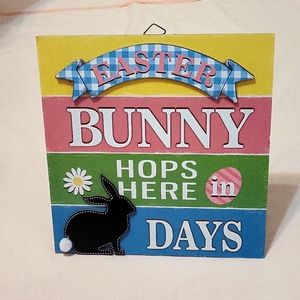 Wood Easter Countdown Decor